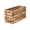Holzkiste geflammt 60 x 22 x 30 cm