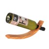 Gegengewicht-Weinflaschenhalter aus Olivenholz