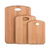 Premium Holzschneidebrett Set 3tlg.