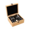 Whisky-Set in Bambus-Box