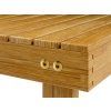 58675 akaciovy botnik s lavici 90 x 33 x 46 cm