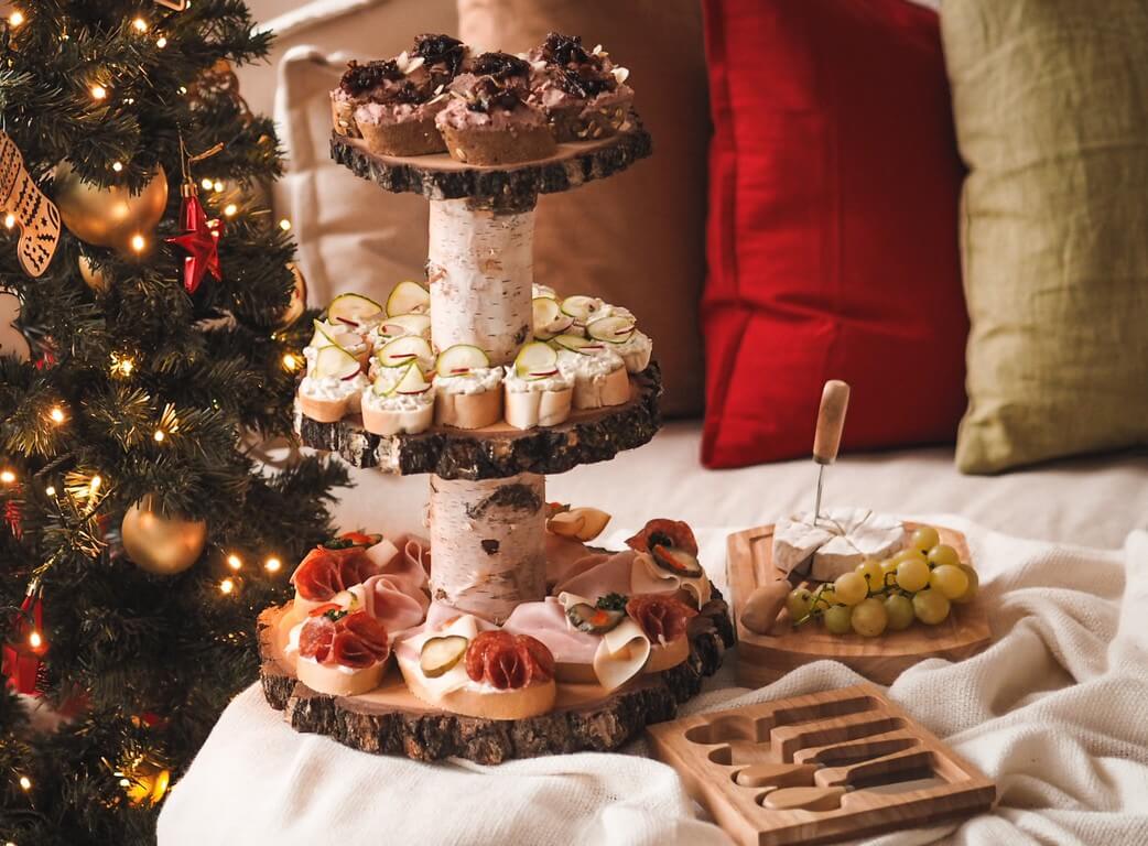 Szilveszteri tálalás