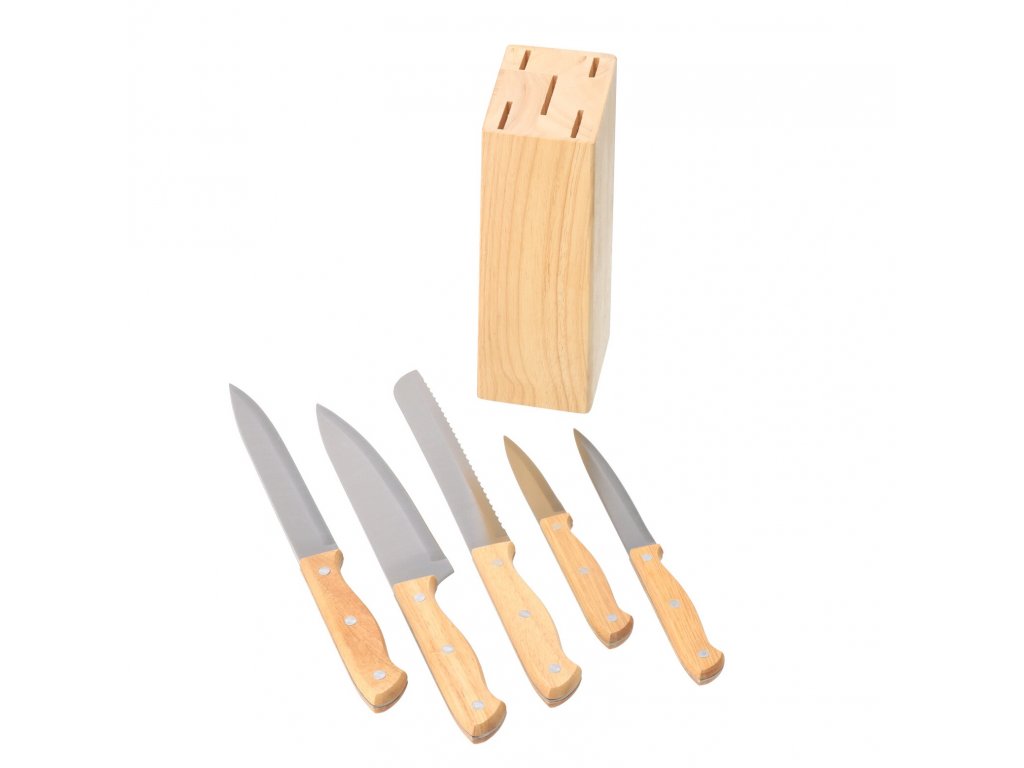 5 db-os késkészlet állvánnyal