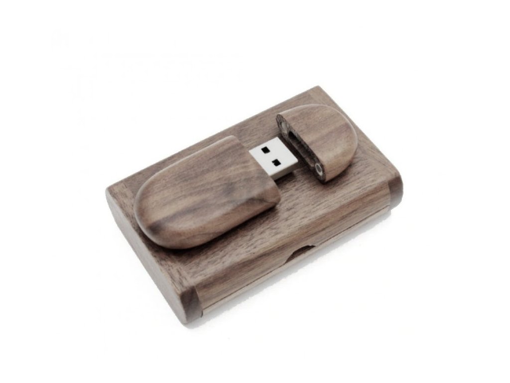 Fa USB meghajtó 32GB - sötét