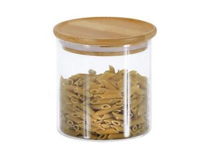 Üvegedény bambuszfedéllel - 500 ML