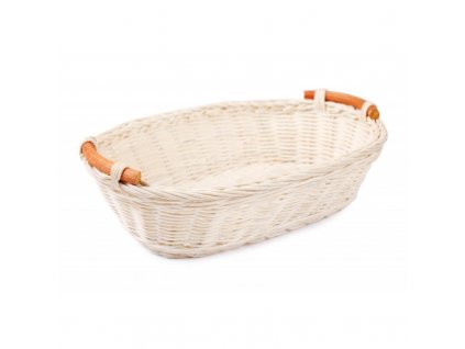 Rattan kosár fogantyúval 29 x 20 x 8 cm