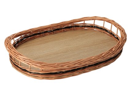 Fonott ovális tálca