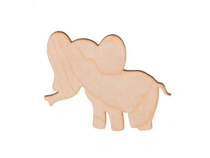 4389 1 dreveny slon 10 x 8 cm