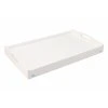 1173 5 dreveny servirovaci stolek do postele 50x30 cm bily