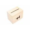 2535 4 dreveny svatebni box holubicky