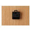 53100 3 atmowood dubove numericke hodiny 50 cm bile rucicky