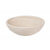 Rattan kenyérkelesztő kosár, kerek 21 cm - szív