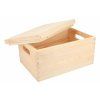 9123 3 dreveny box s vikem 35 x 25 x 18 cm