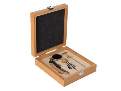 Bamboe accessoireset voor wijn