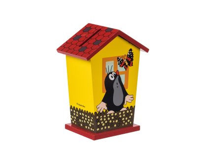 Houten spaarpot – molletje