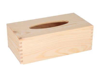 Houten tissuedoos met uitschuifbare bodem II