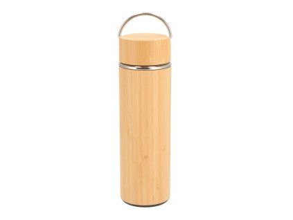 12966 drevena termoska 400 ml bambus