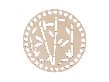 Houten deksel voor mandje – bamboe