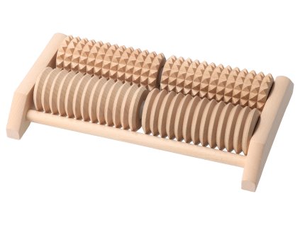 Houten voetmassageapparaat