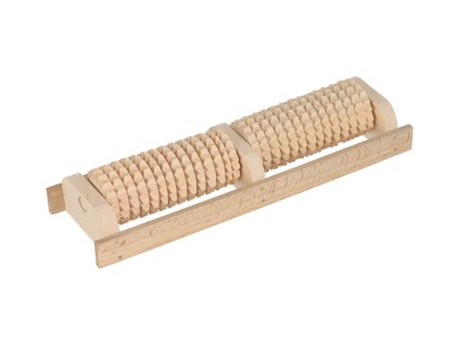 Houten voetmassageapparaat - 2 rollen