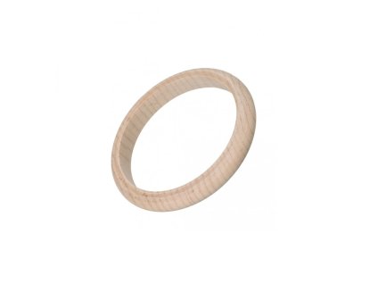 Houten armband rond, 1 cm