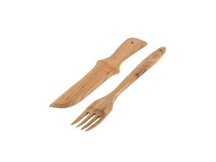 Houten bestek - 1 paar