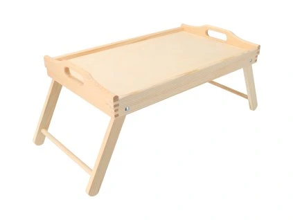 Houten ontbijttray 50 x 30 cm - onbehandeld