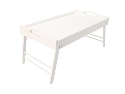 Houten ontbijttray 50 x 30 cm wit