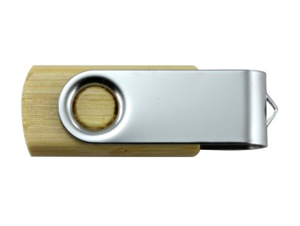 Houten USB-stick met roestvrij staal 32 GB