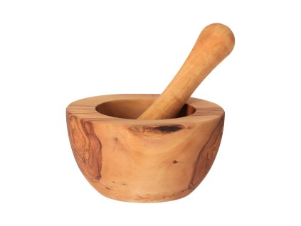 Olijfhouten vijzel 12 cm