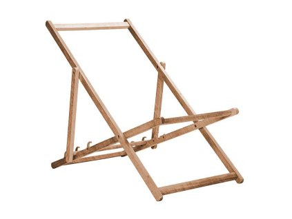 Houten ligstoelconstructie - gebeitst