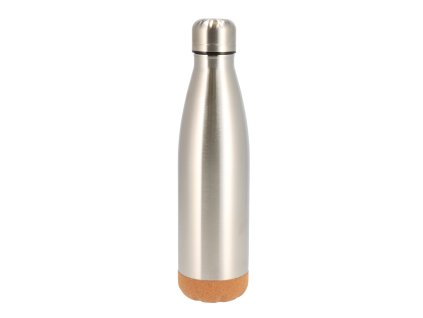 Rvs thermosfles met kurken bodem 500 ml