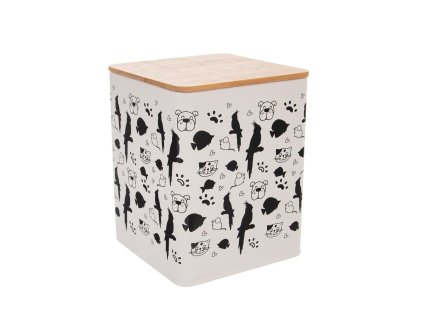 Blik voor dierenvoer - groot