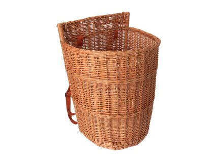 Rieten draagmand afgerond