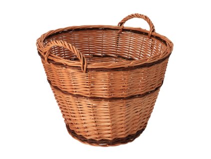 Rieten tuinmand