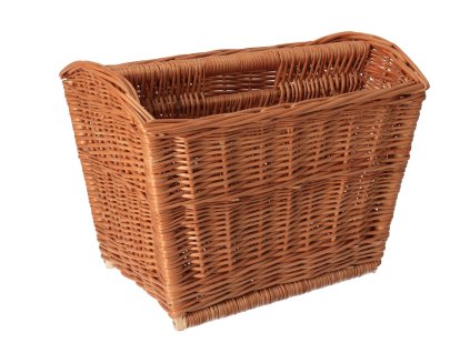 Rieten krantenmand - dubbel