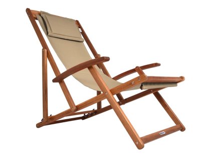 Tuinstoel van acaciahout - beige