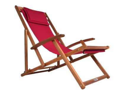 Tuinstoel van acaciahout - rood