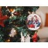 Houten kerstversiering met eigen foto