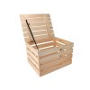 Houten kist 50 x 40 x 30 cm – met deksel