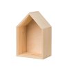 Houten wandplank huisje – middelgroot