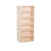 Houten kast van kisten 132 x 60 x 30 cm