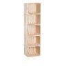 3708 1 drevene bedynky regal 150 x 40 x 30 cm