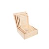 Houten doosjes – set van 4 stuks
