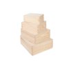 Houten doosjes – set van 4 stuks
