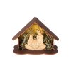 Houten kerststal IX