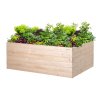 Verhoogd houten bloembed 160 x 100 x 60 cm