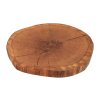 Eikenhouten onderzetter 30-35 cm