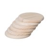 Massief grenen onderzetters (6 stuks)