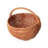 Rieten paddenstoelenmandje, naturel